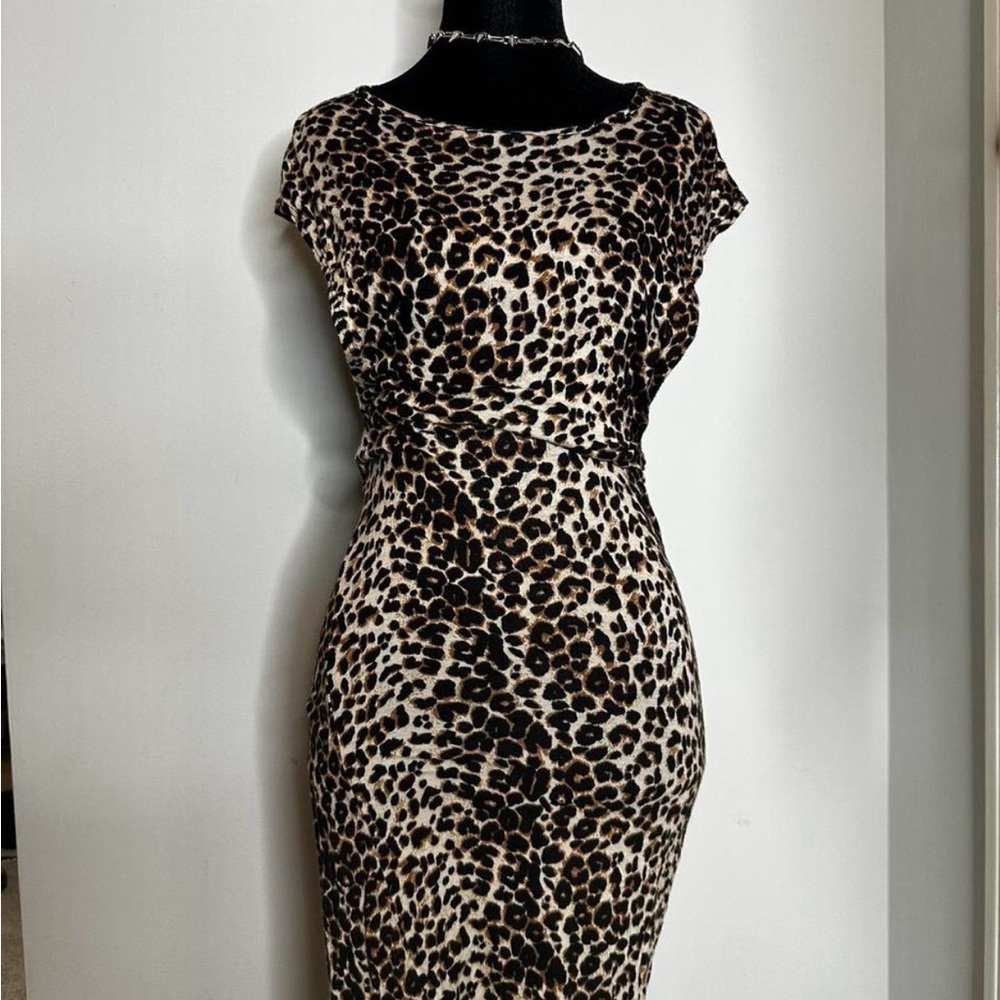 Leopard Print Women's Dress